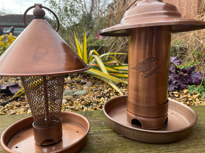Copper Bird Feeder - Backyard Bliss