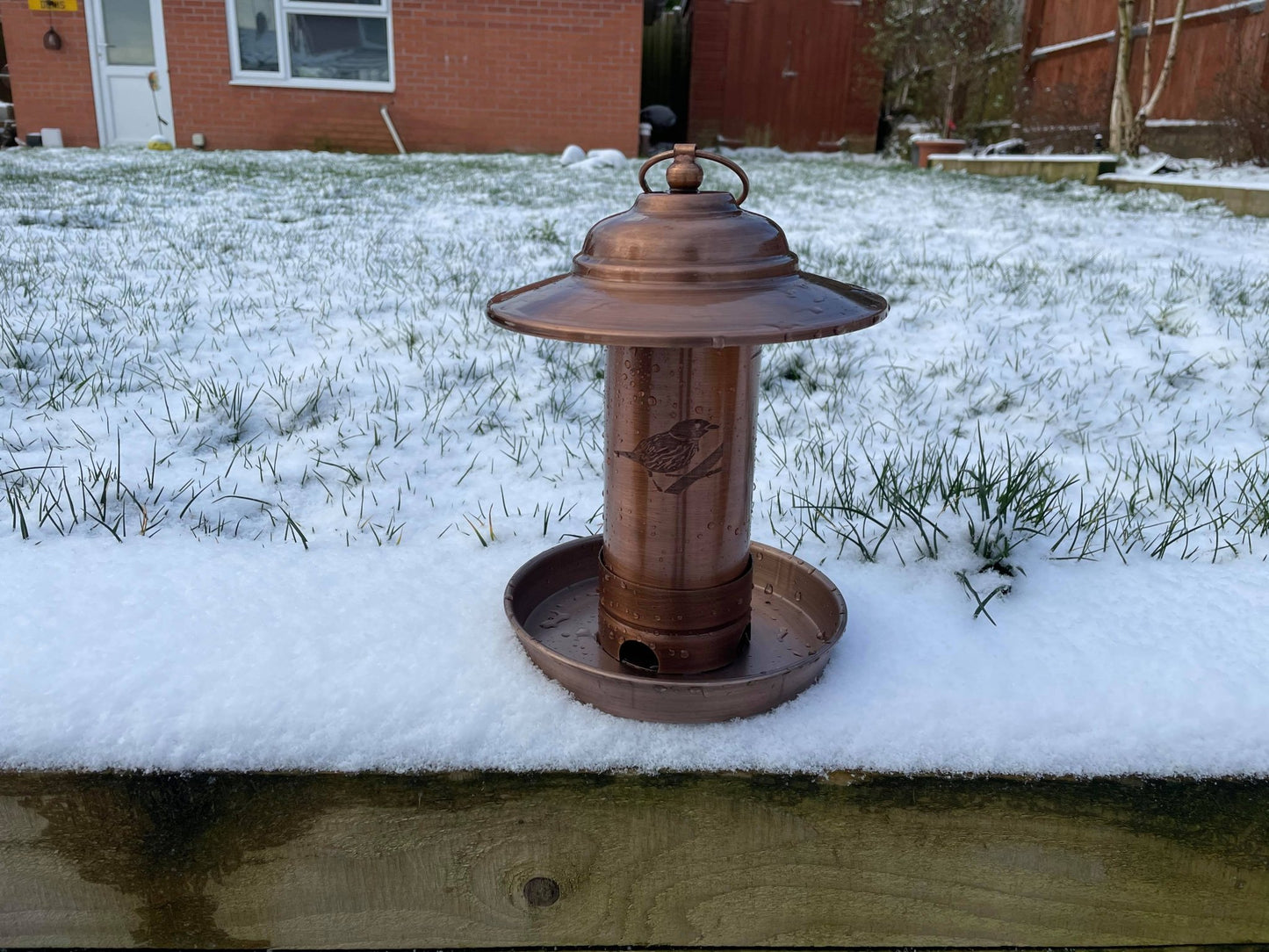 Copper Bird Feeder - Backyard Bliss