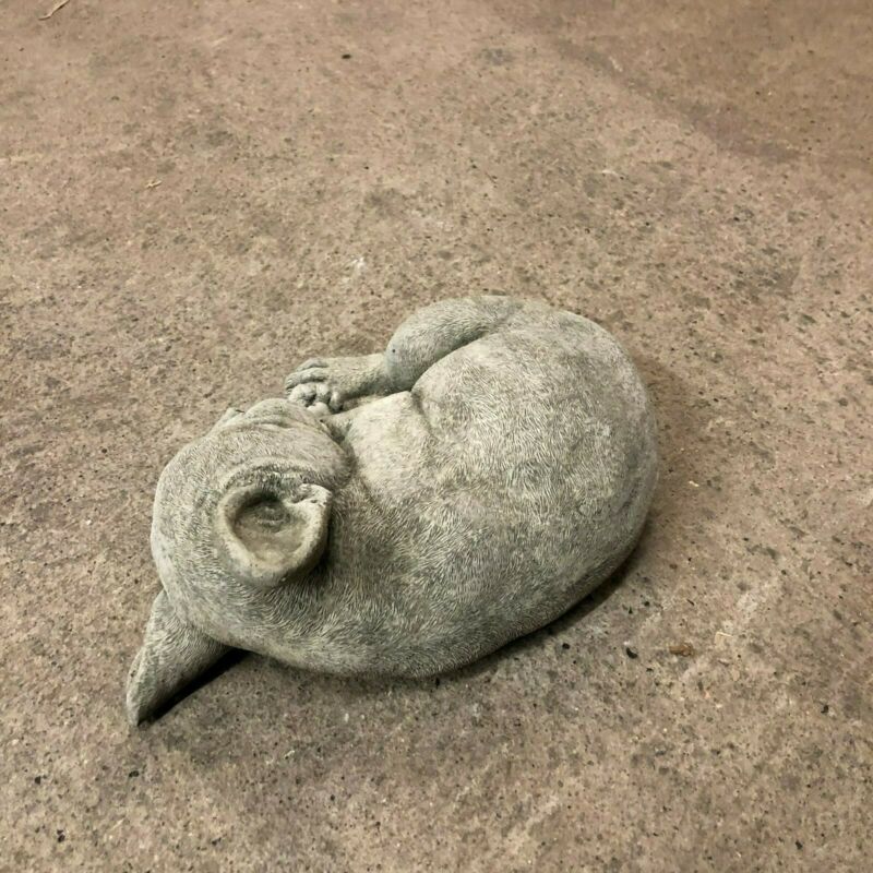 French Bulldog Puppy Sleeping Statue - Backyard Bliss