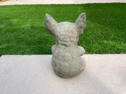Frenchie Yoga Statue - Backyard Bliss
