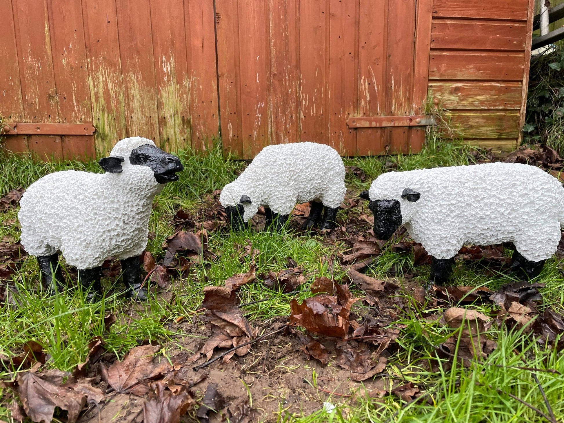 Fuzzy Sheep - Set of 3 - Backyard Bliss