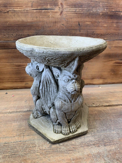 Gargoyle Bird Bath - Backyard Bliss