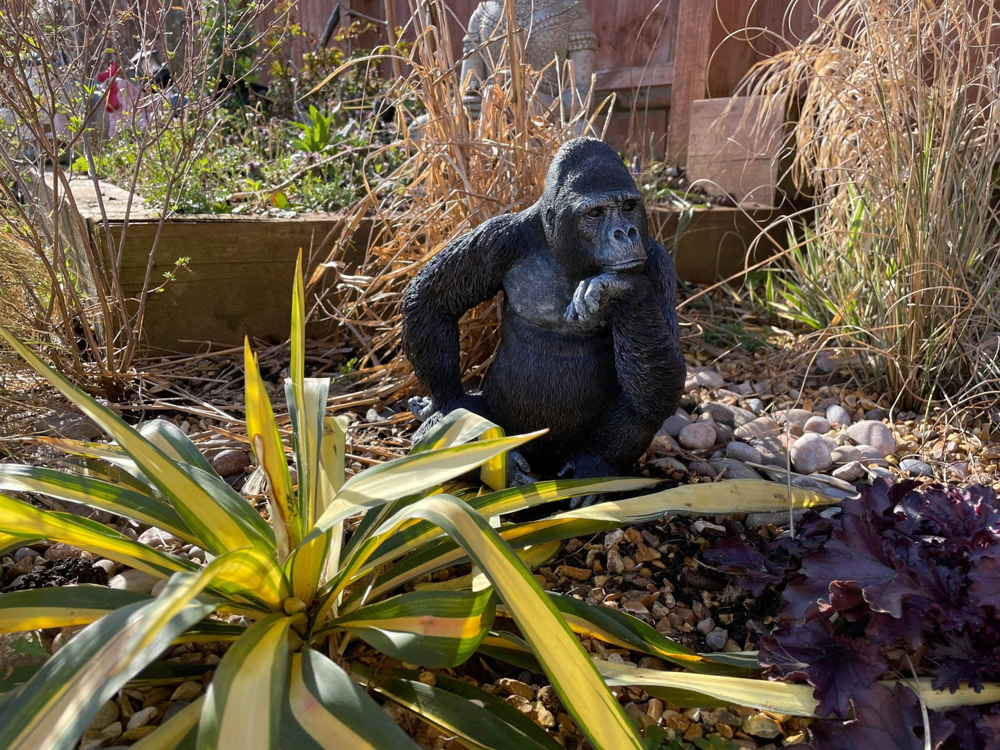 Gorilla & Gorilla w/Cub - Backyard Bliss