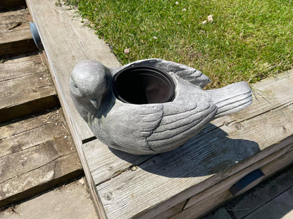 Grey Dove Planter - Backyard Bliss