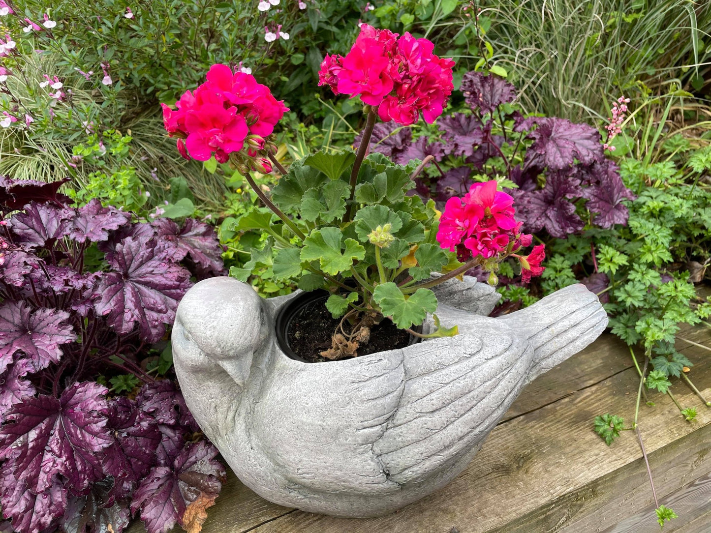 Grey Dove Planter - Backyard Bliss
