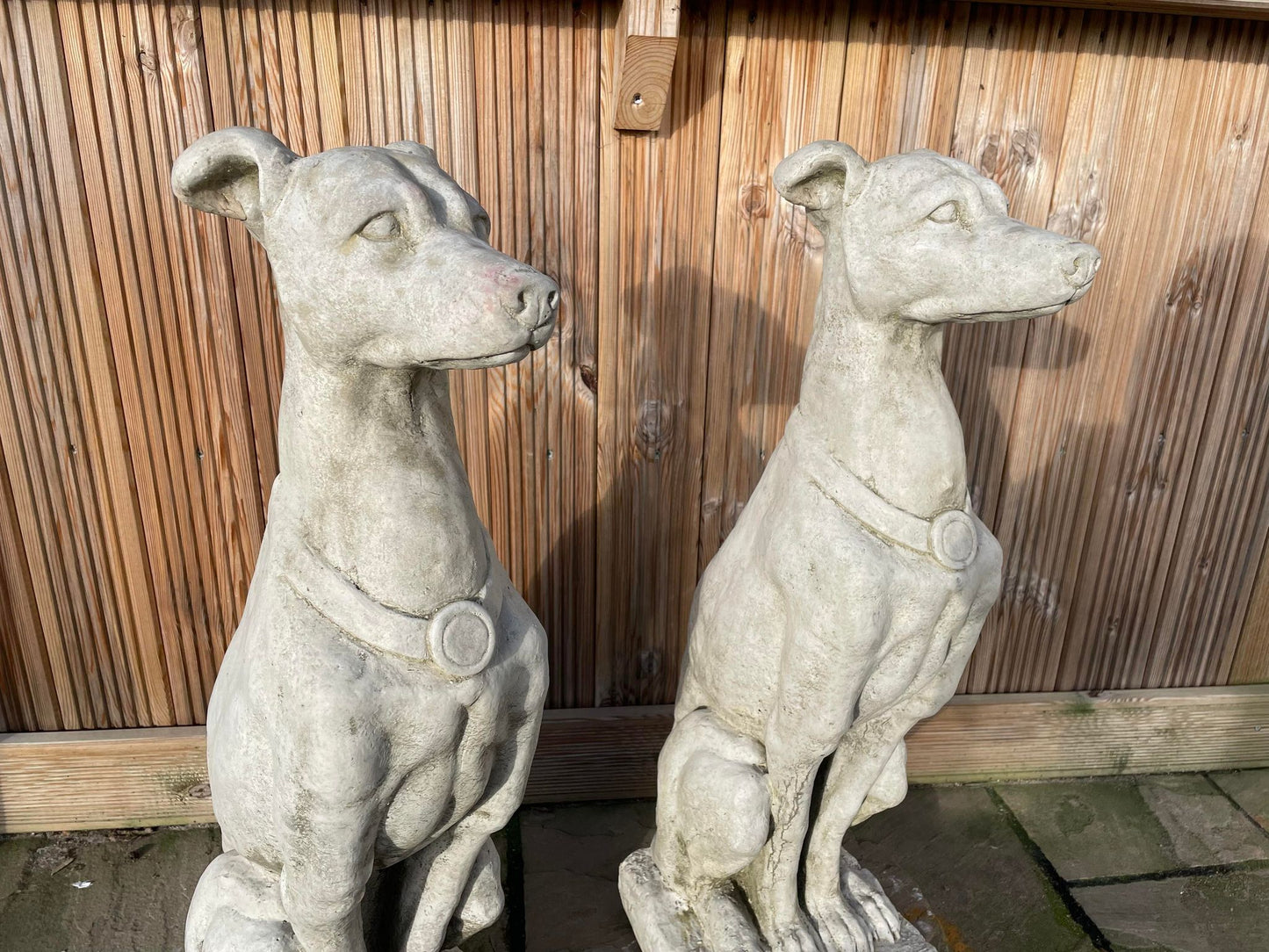 Greyhound Statue Set - Backyard Bliss