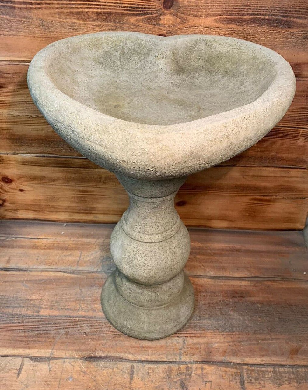 Heart Shaped Bird Bath - Backyard Bliss