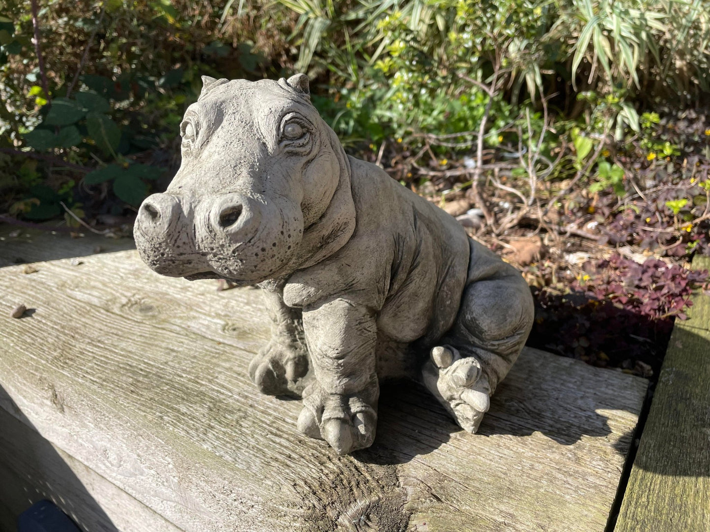 Hippo Statue - Backyard Bliss