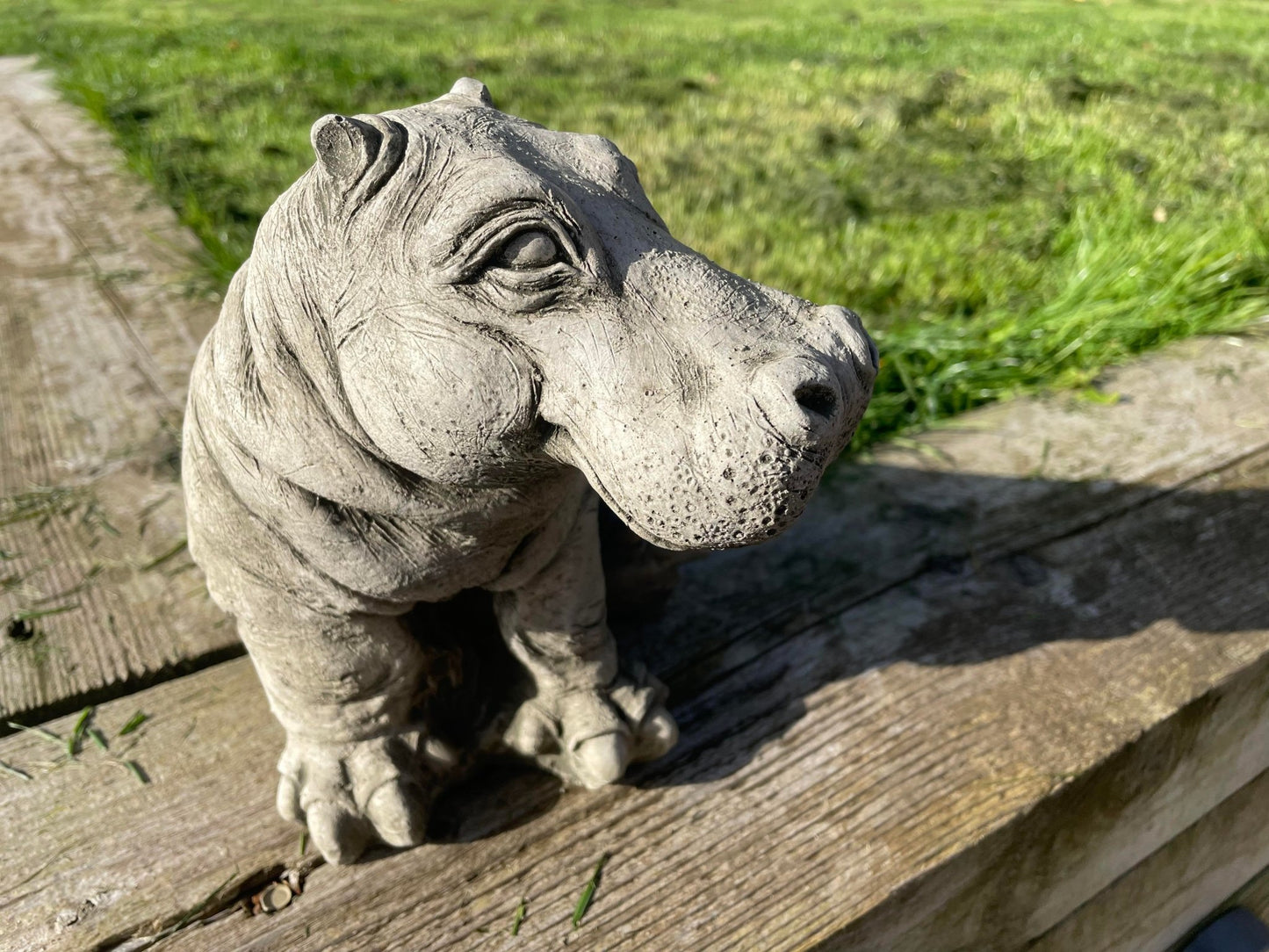 Hippo Statue - Backyard Bliss