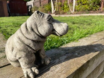 Hippo Statue - Backyard Bliss