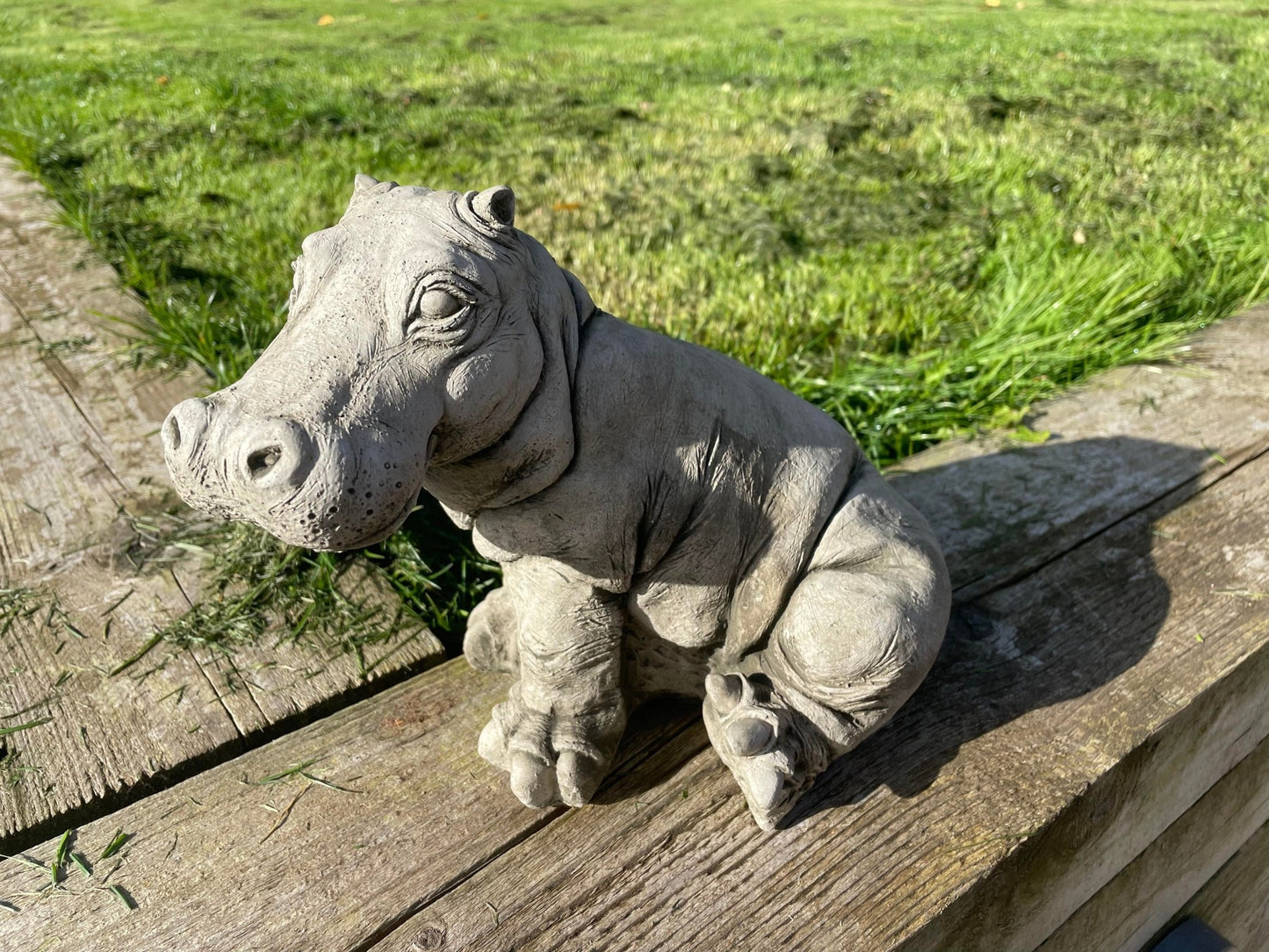 Hippo Statue - Backyard Bliss