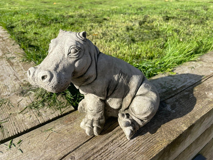 Hippo Statue - Backyard Bliss