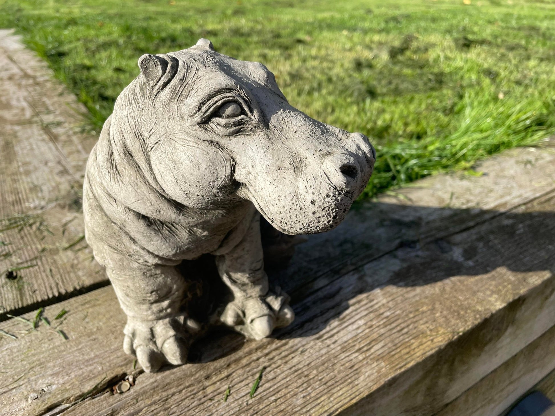 Hippo Statue - Backyard Bliss