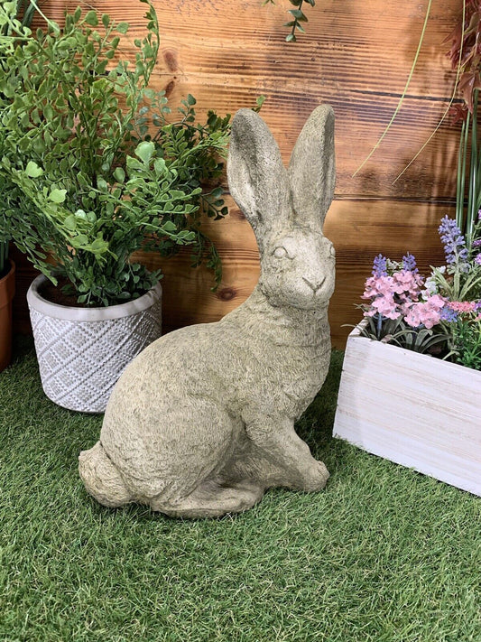 Large March Hare Statue - Backyard Bliss