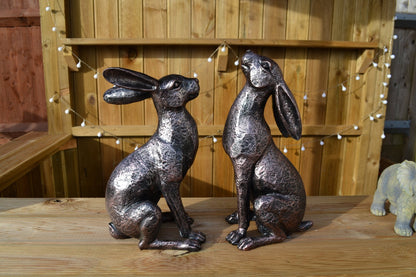 Large Moon - Gazing Hares Ornament Set - Backyard Bliss