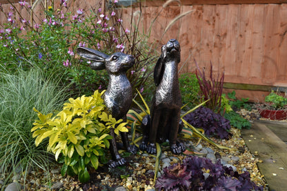 Large Moon - Gazing Hares Ornament Set - Backyard Bliss