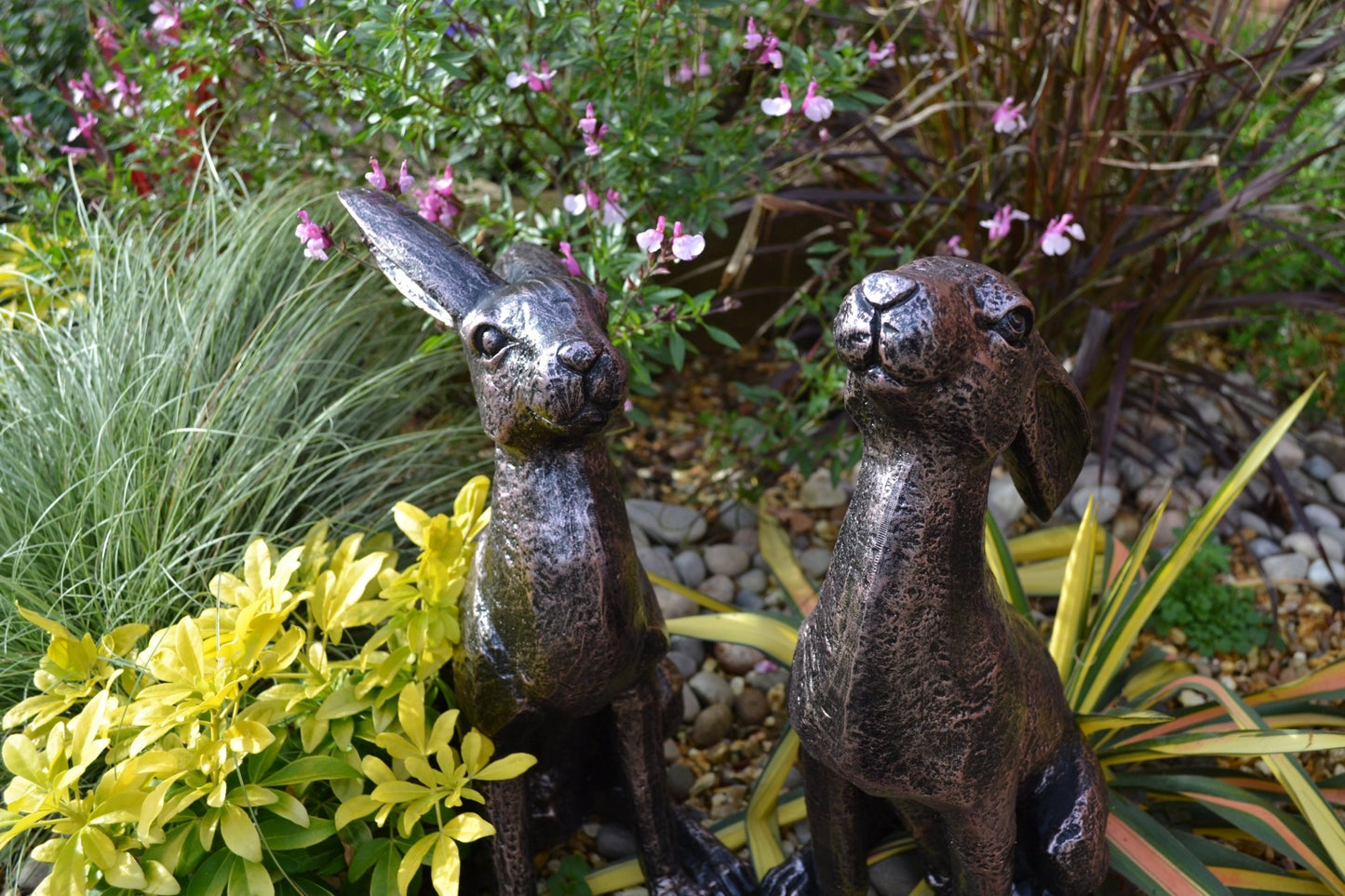 Large Moon - Gazing Hares Ornament Set - Backyard Bliss