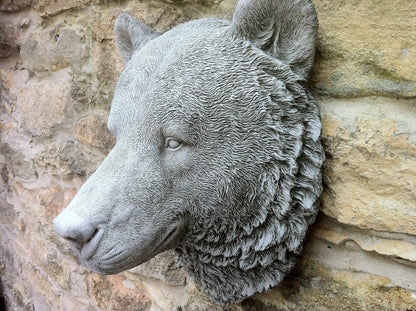 Large Wall Mounted Bear Head - Backyard Bliss