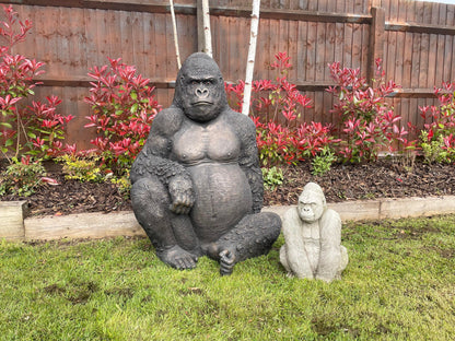 Life - Size Gorilla Statue - Backyard Bliss