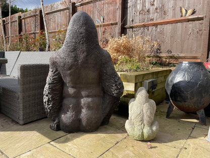 Life - Size Gorilla Statue - Backyard Bliss