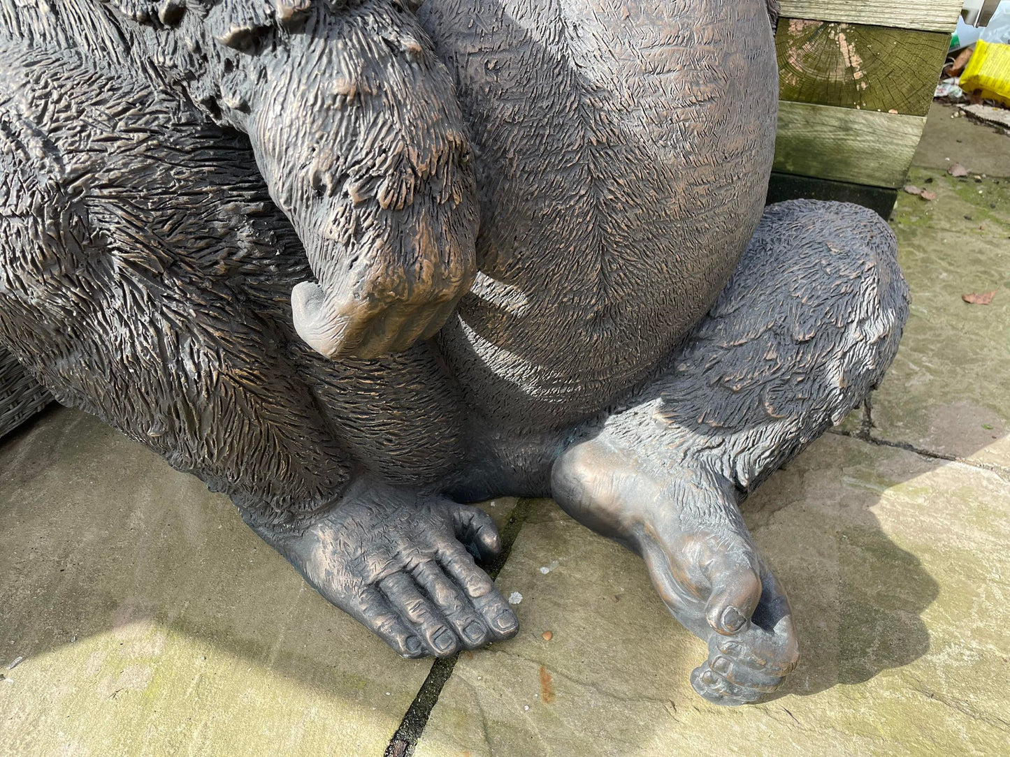 Life - Size Gorilla Statue - Backyard Bliss