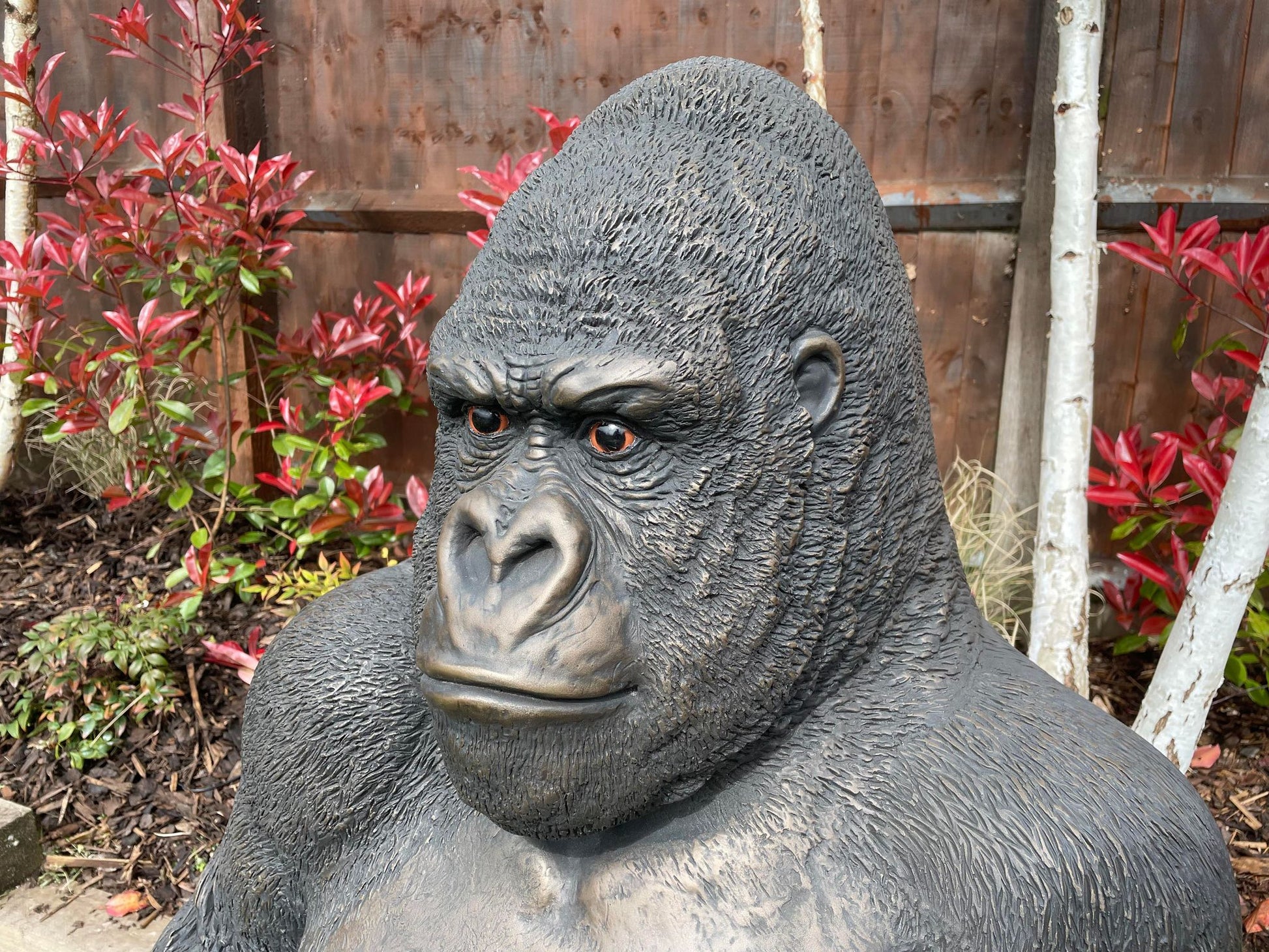 Life - Size Gorilla Statue - Backyard Bliss