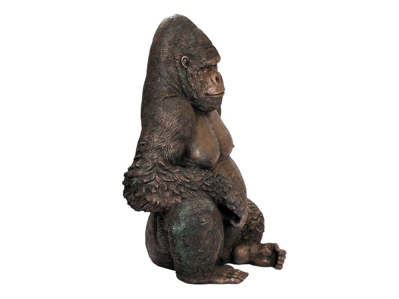 Life - Size Gorilla Statue - Backyard Bliss