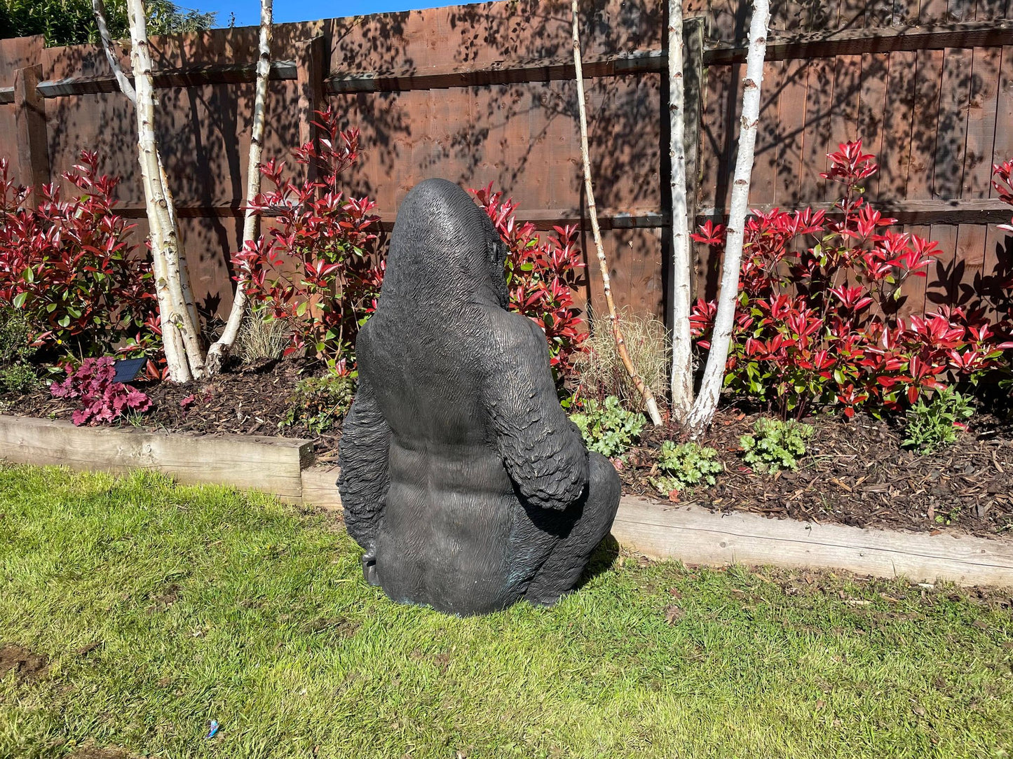 Life - Size Gorilla Statue - Backyard Bliss