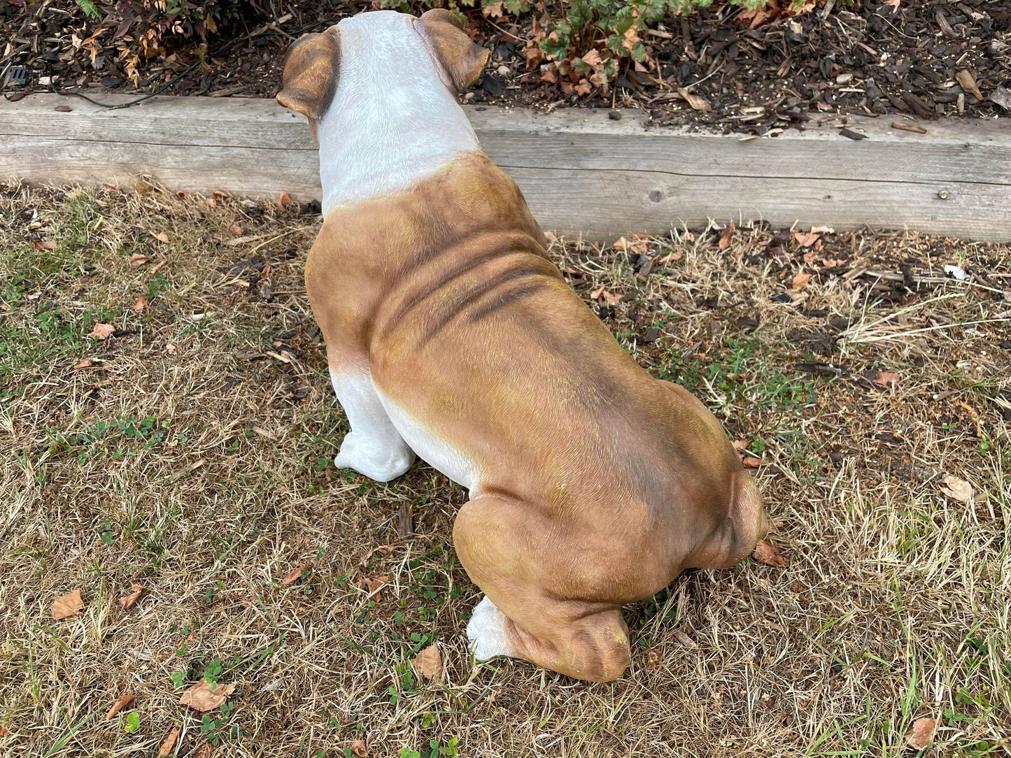 Life Size Johnson Bulldog - Backyard Bliss