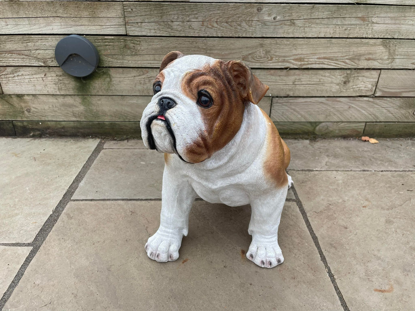 Life Size Johnson Bulldog - Backyard Bliss