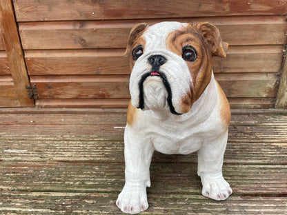 Life Size Johnson Bulldog - Backyard Bliss