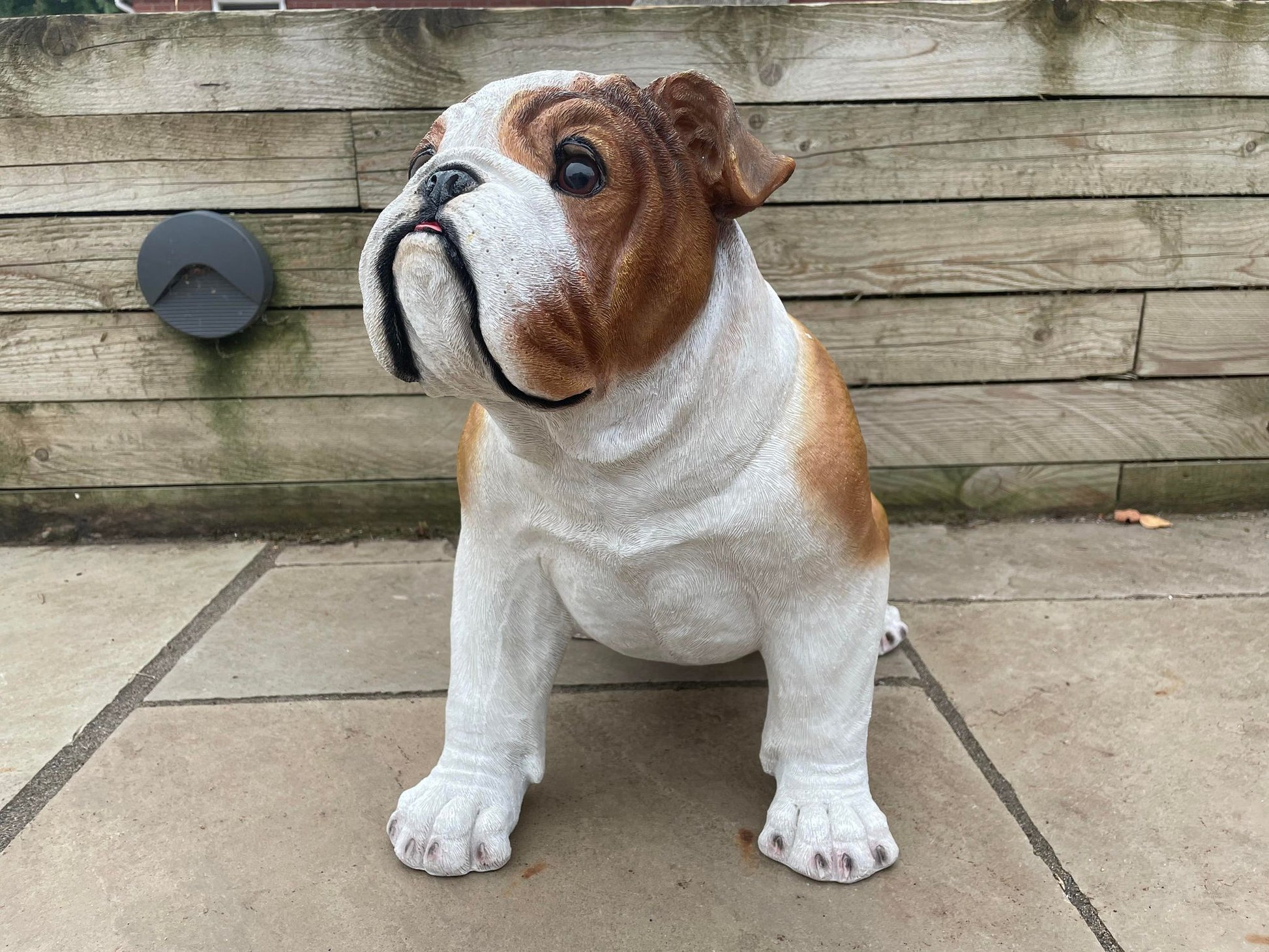 Life Size Johnson Bulldog - Backyard Bliss