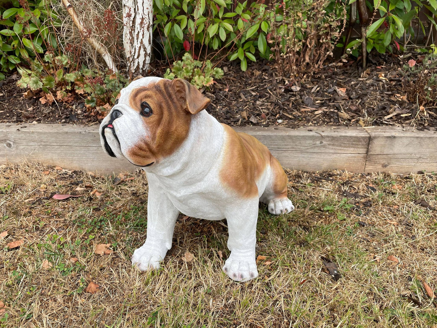 Life Size Johnson Bulldog - Backyard Bliss