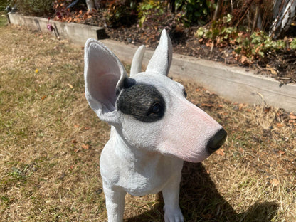 Life - Size Standing Bull Terrier - Backyard Bliss