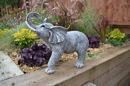 Lucky Light Grey Elephant - Backyard Bliss