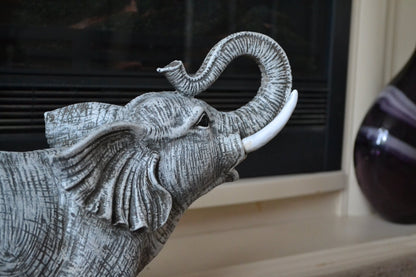 Lucky Light Grey Elephant - Backyard Bliss