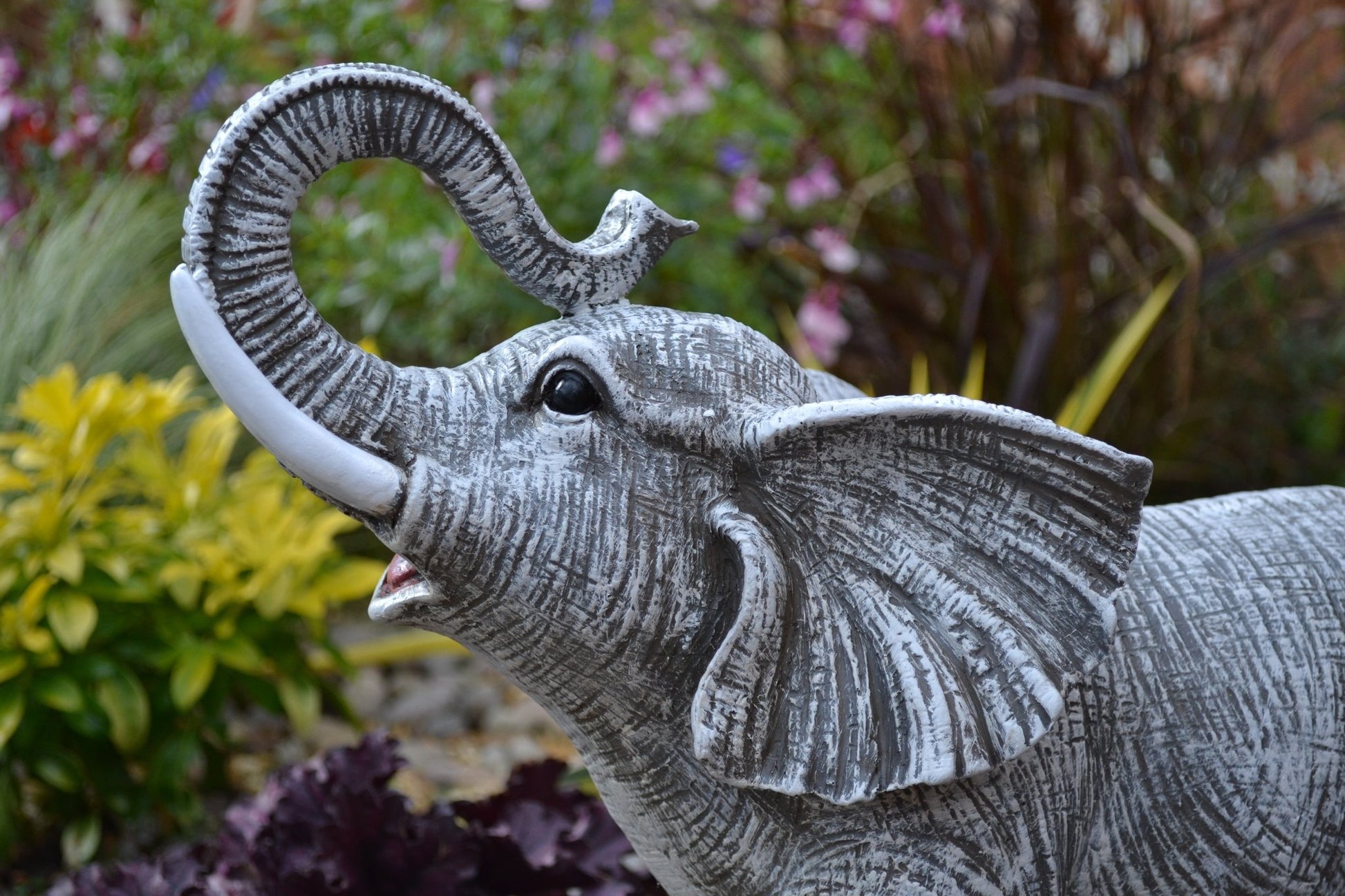 Lucky Light Grey Elephant - Backyard Bliss