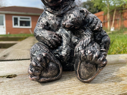 Mother Bear and Cub - Backyard Bliss