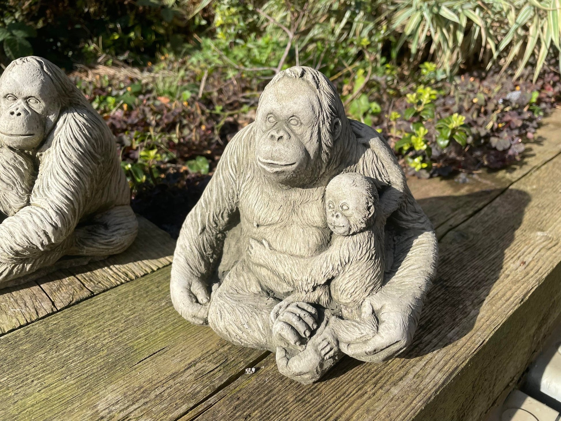 Orangutan Statue Set - Backyard Bliss