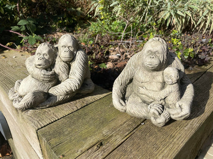 Orangutan Statue Set - Backyard Bliss