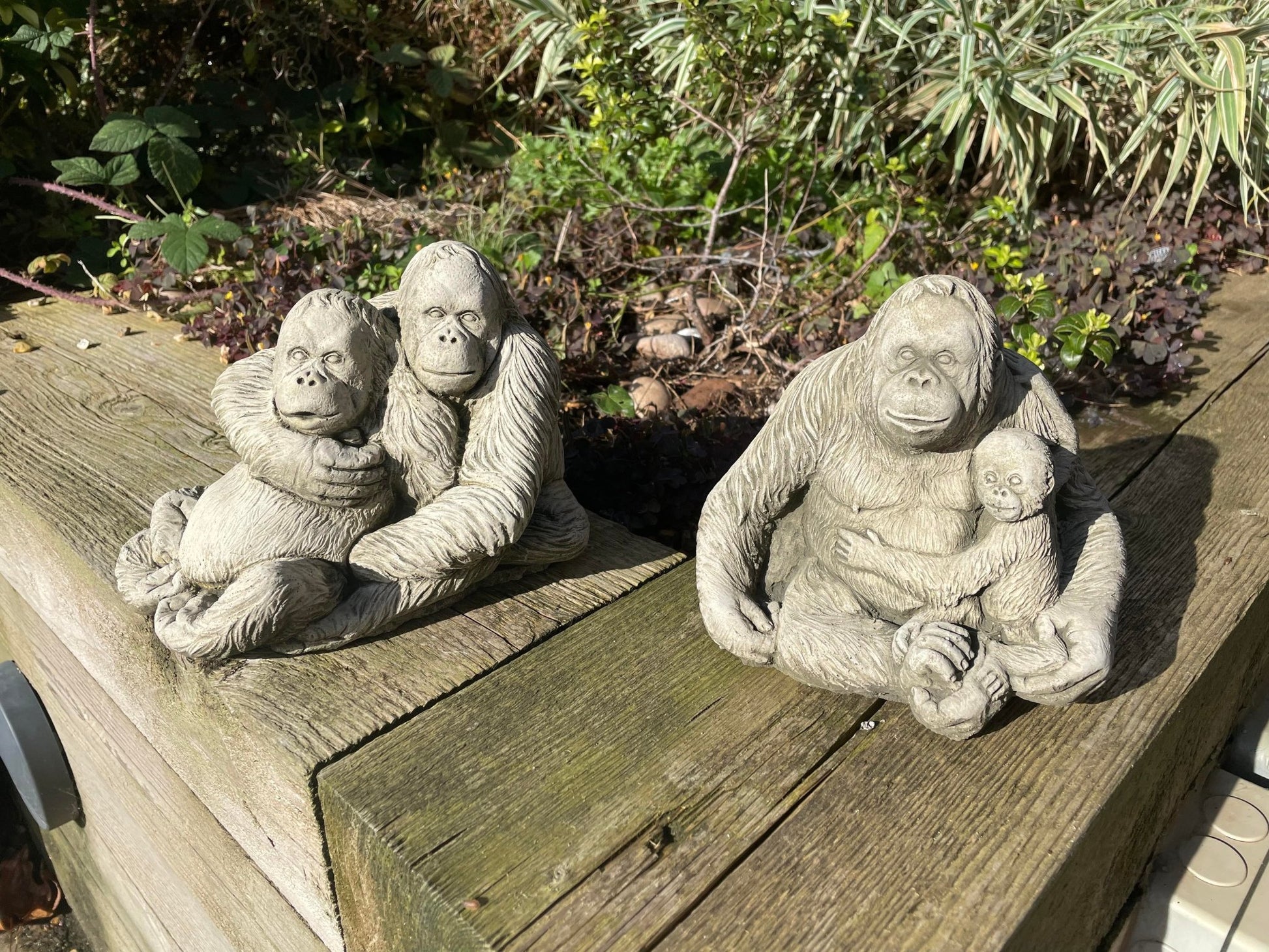 Orangutan Statue Set - Backyard Bliss