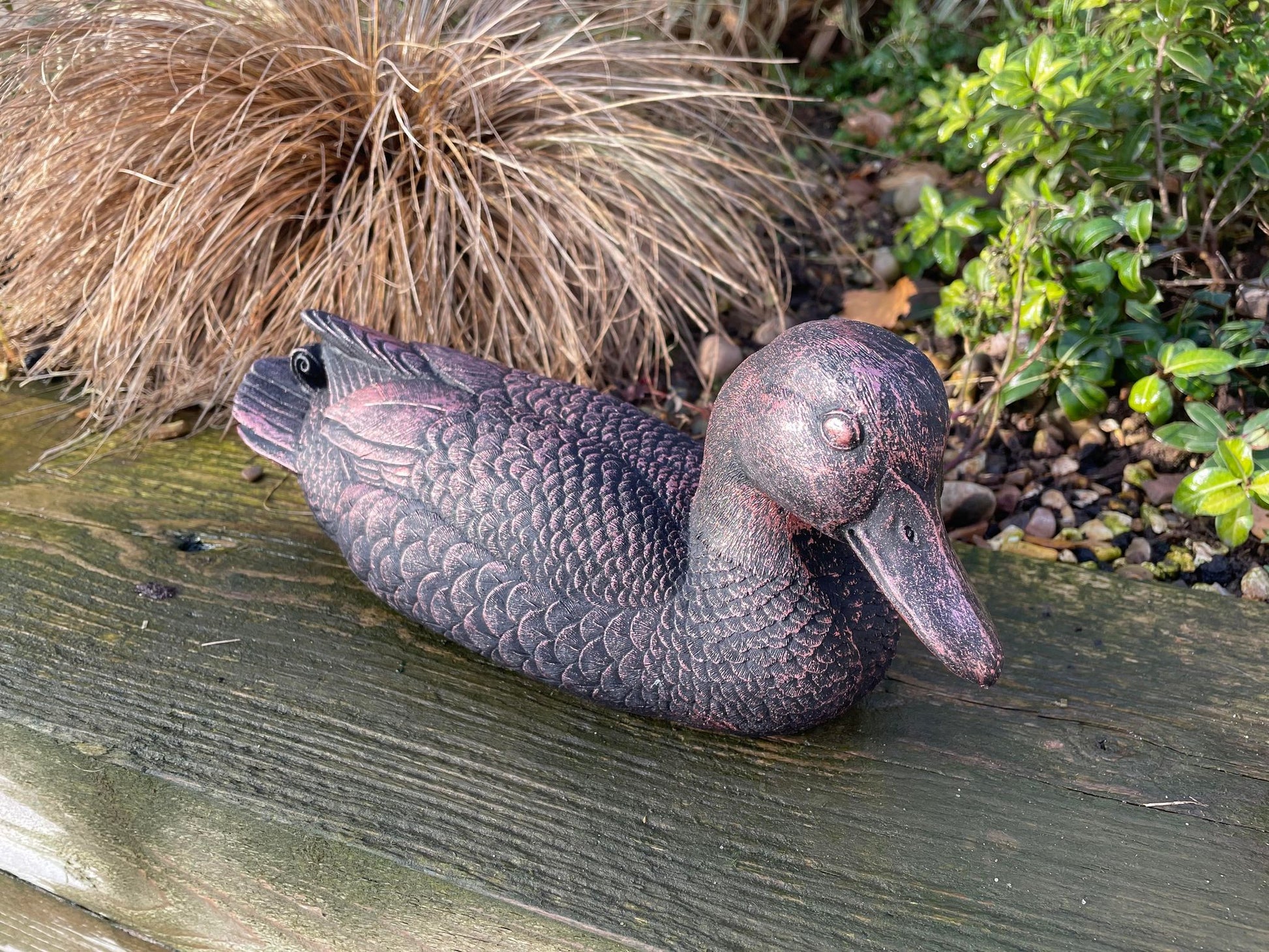 Pair of Bronze Ducks - Backyard Bliss