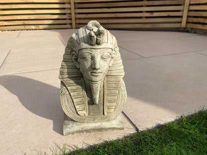 Pharoah Head Statue - Backyard Bliss