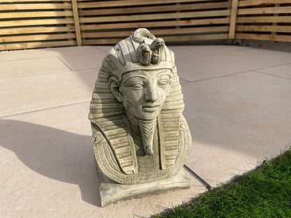 Pharoah Head Statue - Backyard Bliss