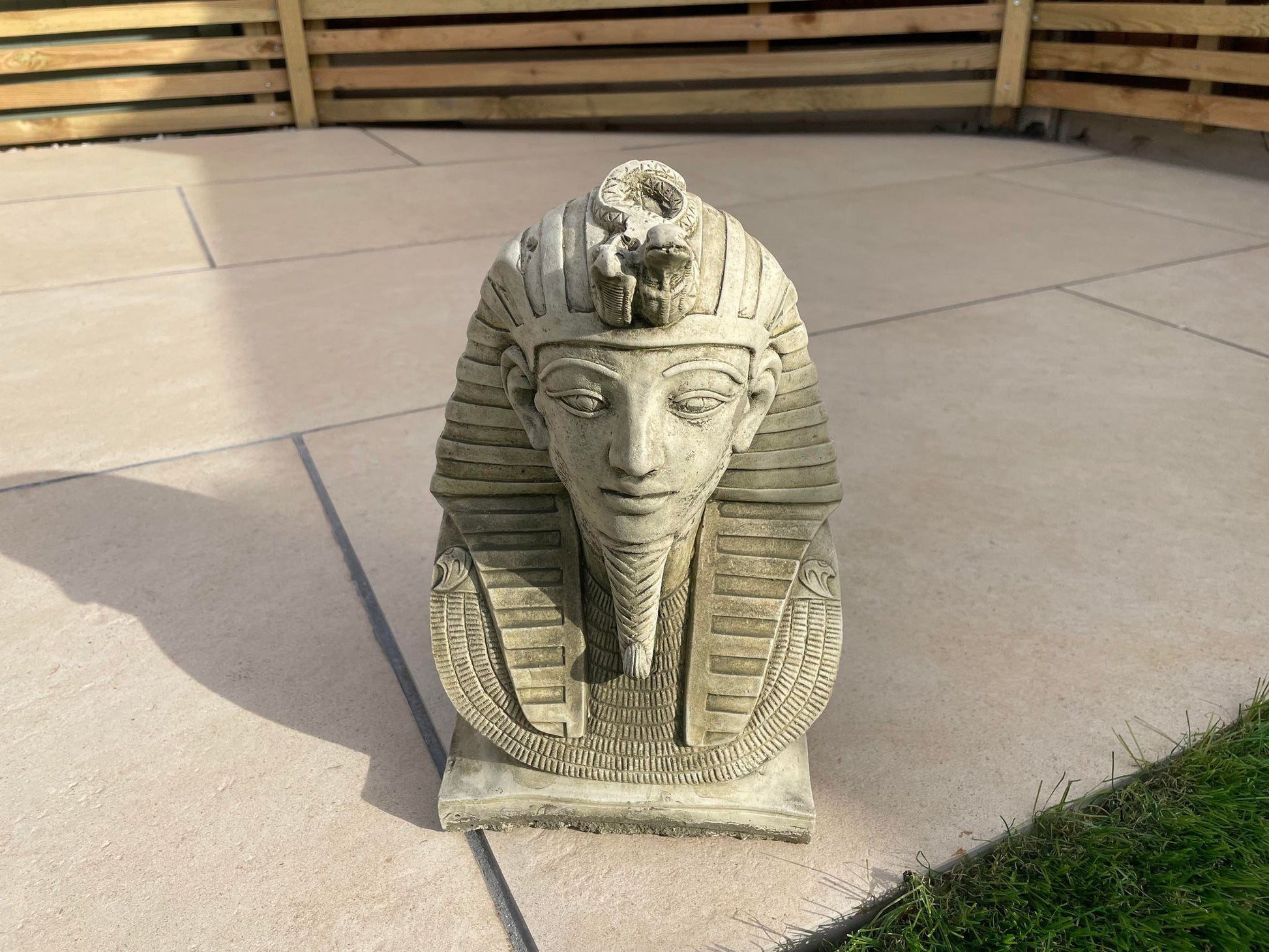 Pharoah Head Statue - Backyard Bliss
