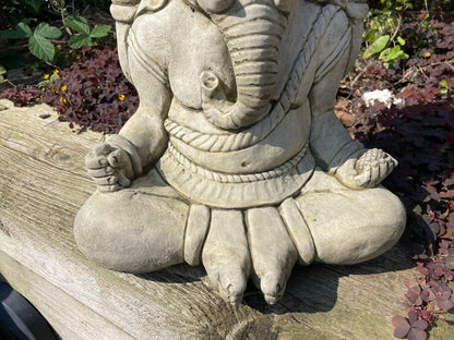 Praying Ganesh Statue - Backyard Bliss