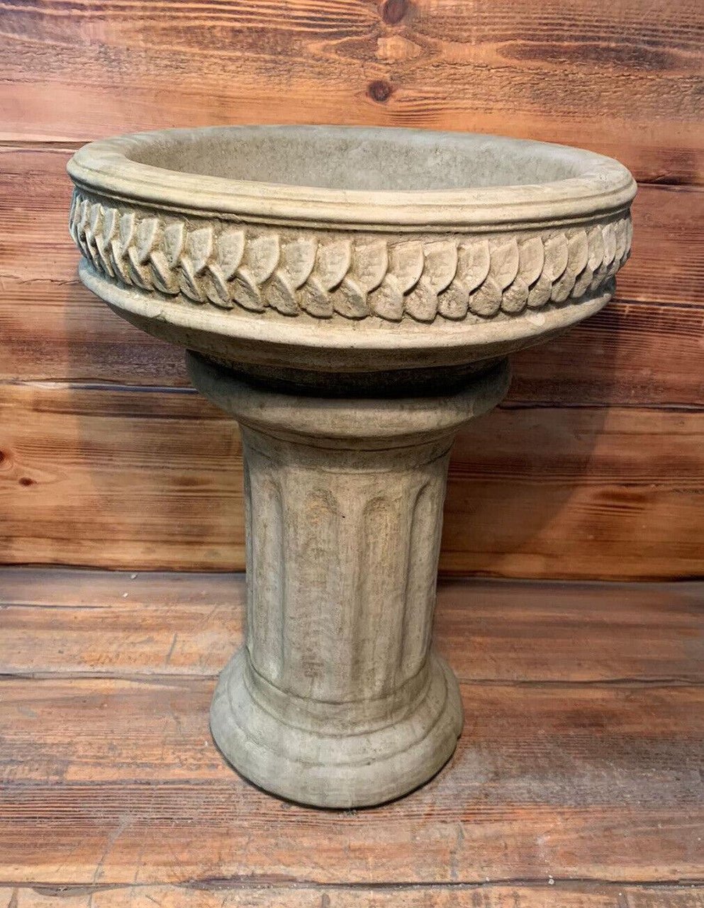 Roman Deco Inspired Bird Bath - Backyard Bliss