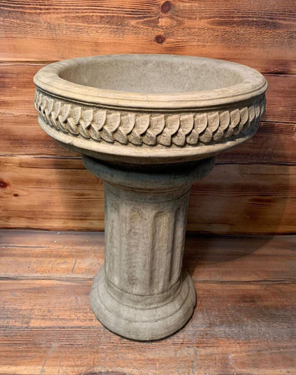 Roman Deco Inspired Bird Bath - Backyard Bliss