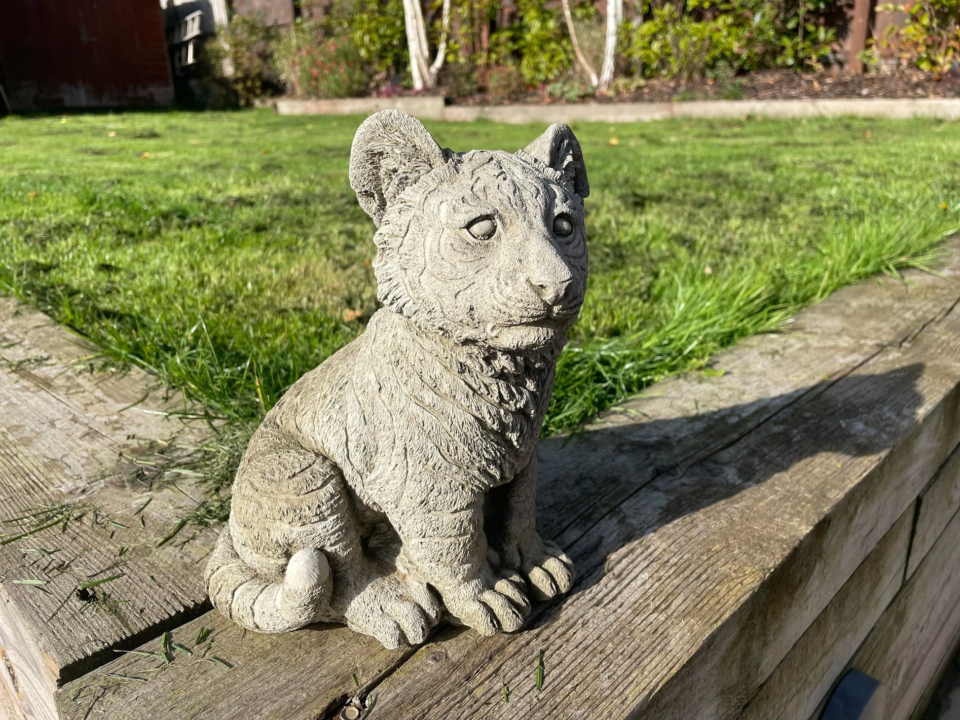 Tiger Cub Statue - Backyard Bliss