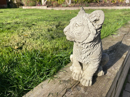 Tiger Cub Statue - Backyard Bliss